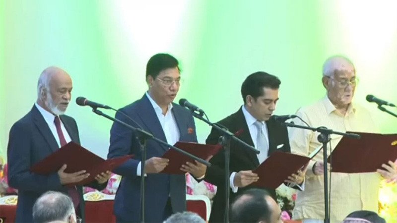 বঙ্গভবনে শপথ নিলেন নতুন চার মন্ত্রী
